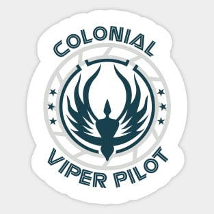 Colonial Viper Pilot Sticker